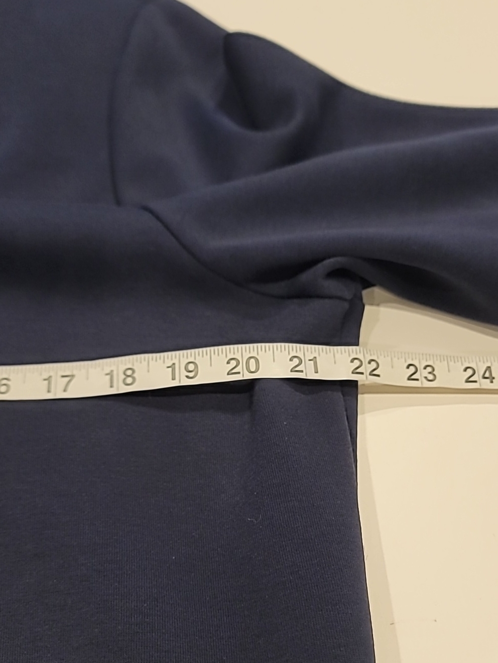 NY Collection Navy Open Front Drape Neck Jacket 1X - Picture 11 of 13